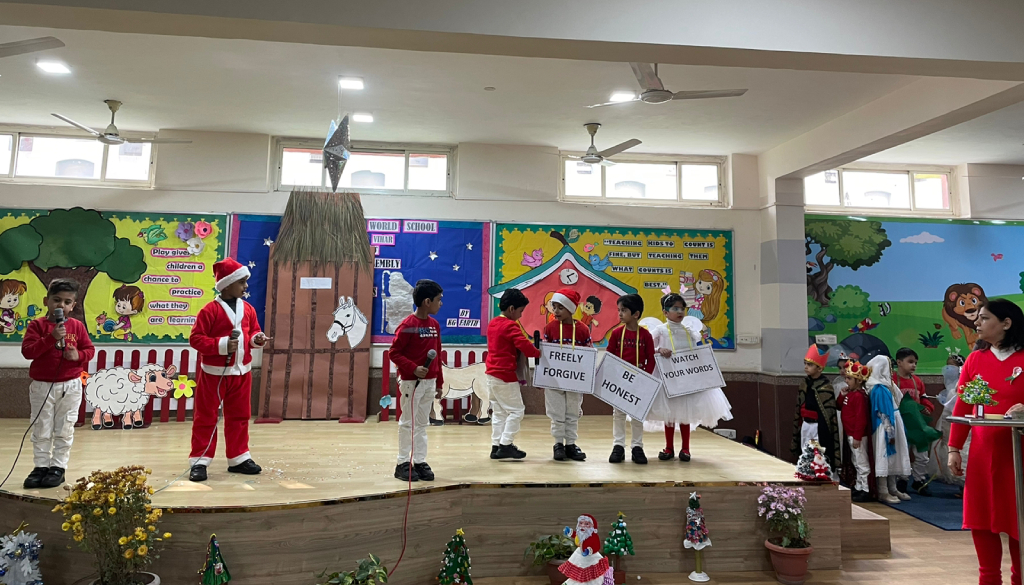 Christmas Celebration in the School