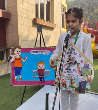 Show and tell competition was organised for KG Students-5