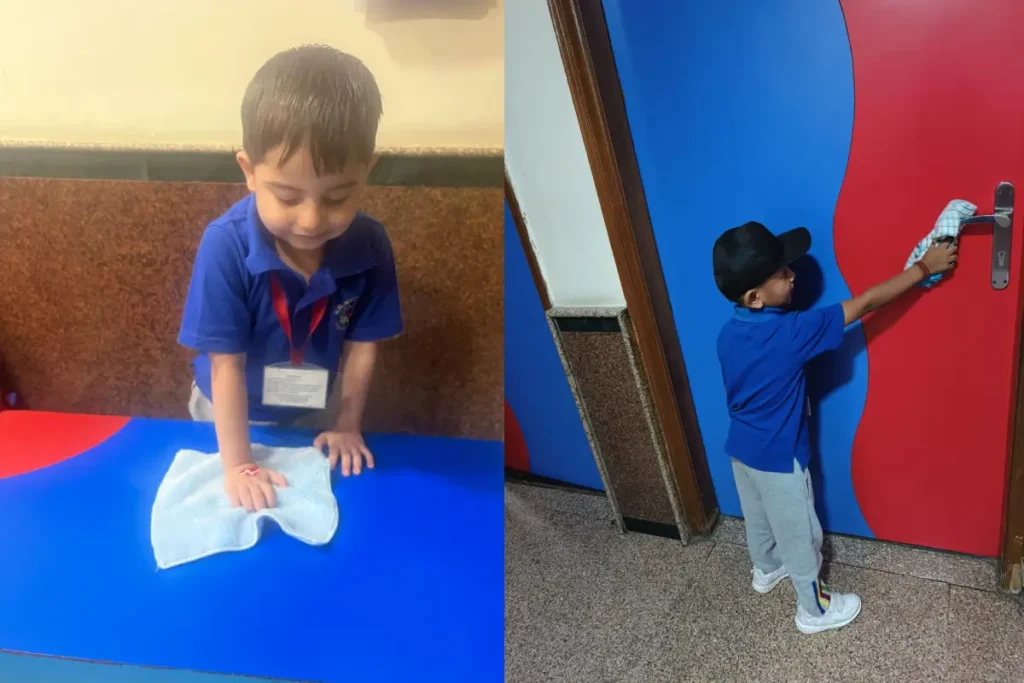 gandhi jayanti was celebrated in the school