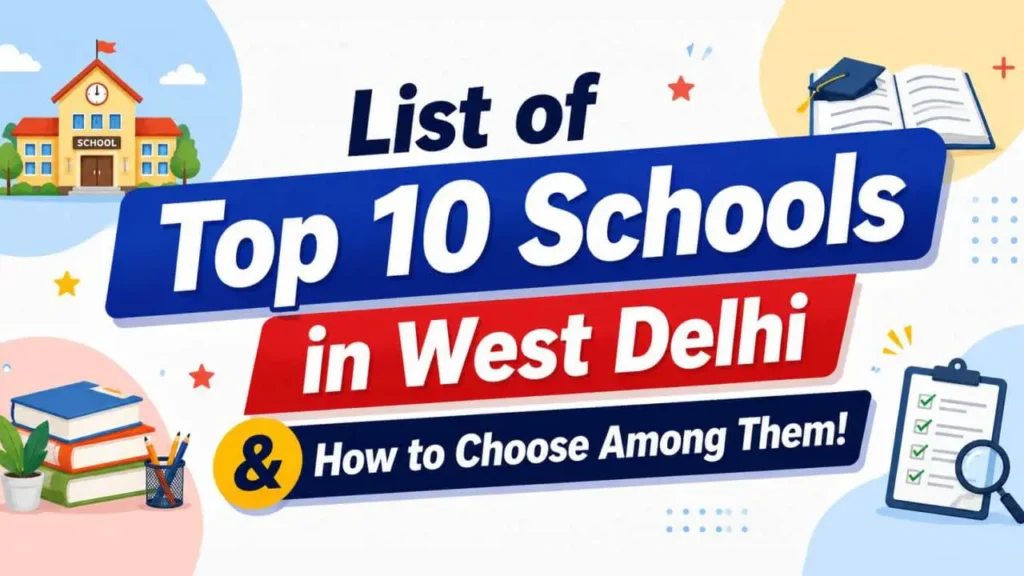 list of top 10 schools in west delhi how to choose among them