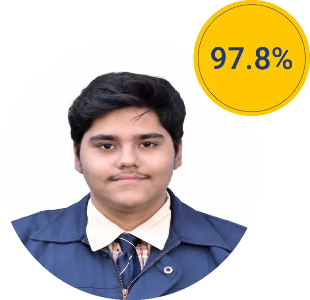 vihaan kataria 97.8% second